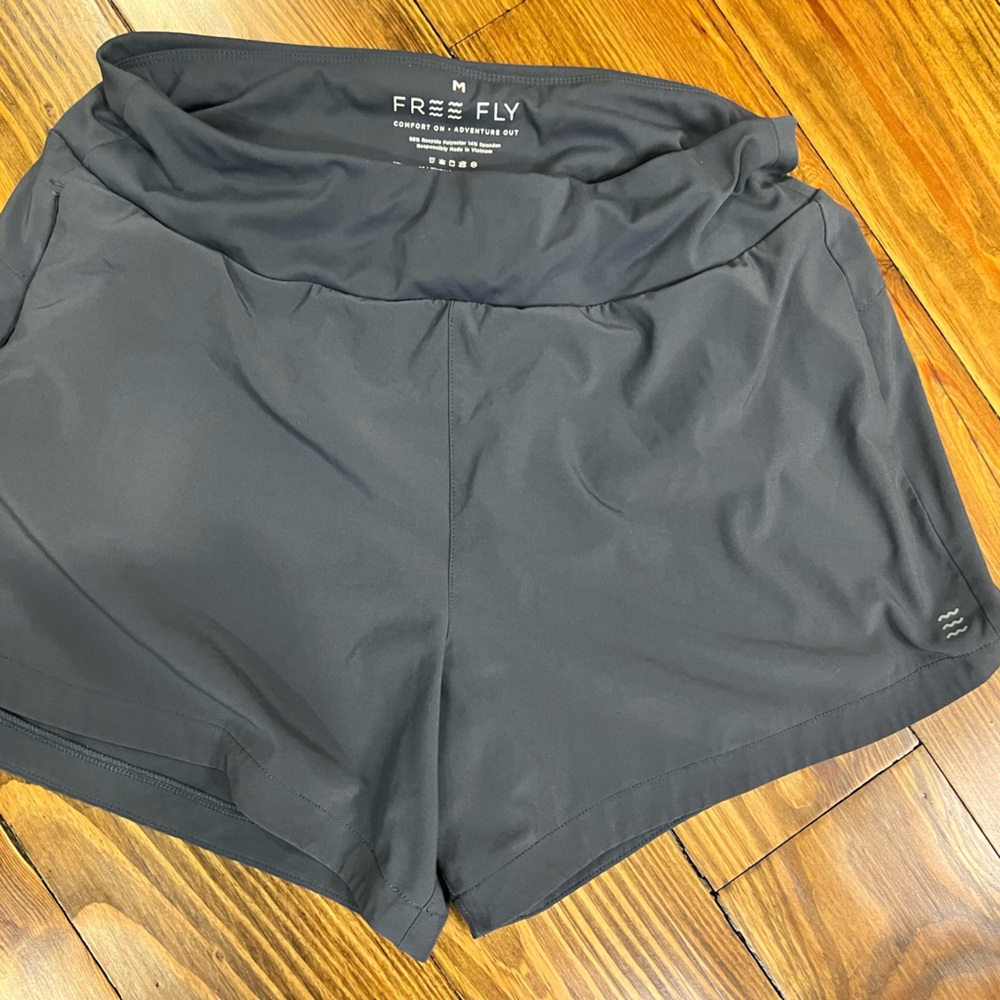 Free Fly bluish Gray Athletic Shorts